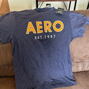 Aeropostale Navy Blue Graphic Tee